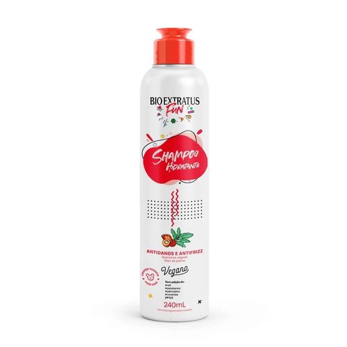 Bio Extratus Fun Shampoo Hidratante Antidanos Antifrizz 240ml