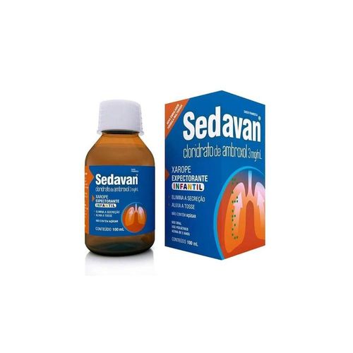 Sedavan 3mg/ml Xarope Infantil Frasco 100ml