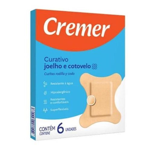 Curativo Cremer Joelho/Cotovelo com 6 Unidades