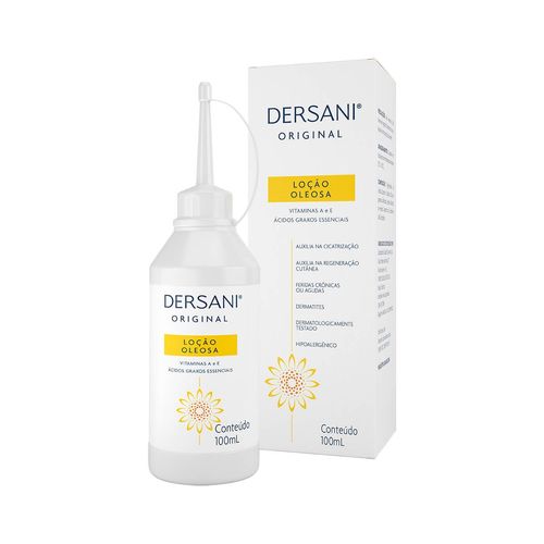 Loção Oleosa Dersani Original Cicatrizante e Bactericida com 100ml