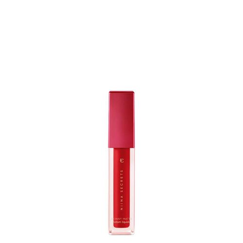 Batom Líquido Matte Niina Secrets Skinny Vermelho Hibisco 5ml