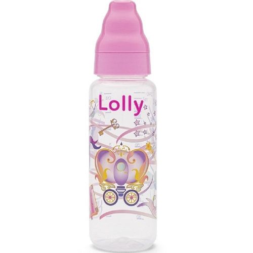 Mamadeira Lolly Color Rosa 240ml