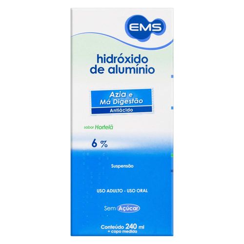 Hidróxido de Alumínio 61,5mg/ml Solução de Uso Oral Frasco 240ml