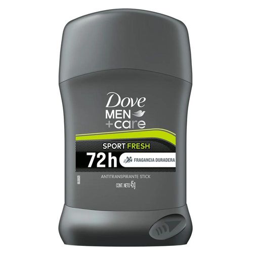 Desodorante em Barra Dove Men +Care Sport Fresh 72H Antitranspirante 45g