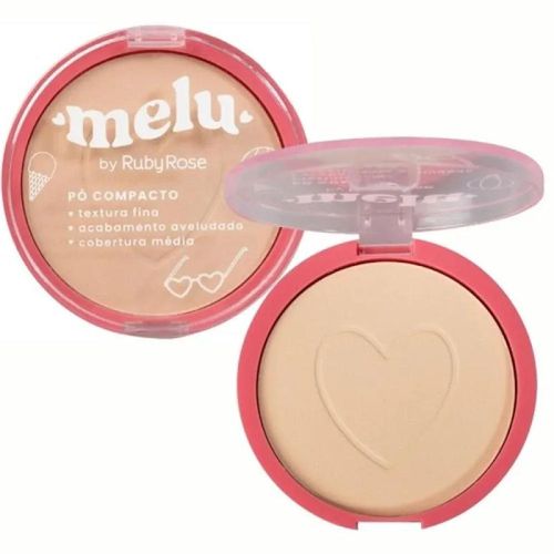 Pó Facial Compacto Rubyrose Melu C10 com 1 Unidade