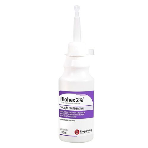 Riohex Rioquímica 2% Degermante Almotolia 100ml