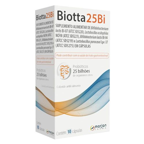 Biotta 25Bi com 10 Cápsulas