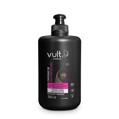 Creme de Pentear Vult Cabelos Choque de Reconstrução 300ml
