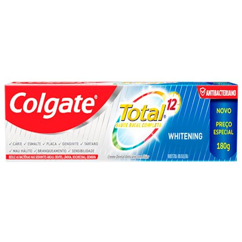 Creme Dental Colgate Total 12 Whitening 90g