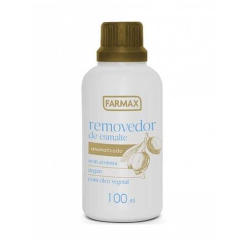 Removedor Zero Acetona Farmax Argan 100ml