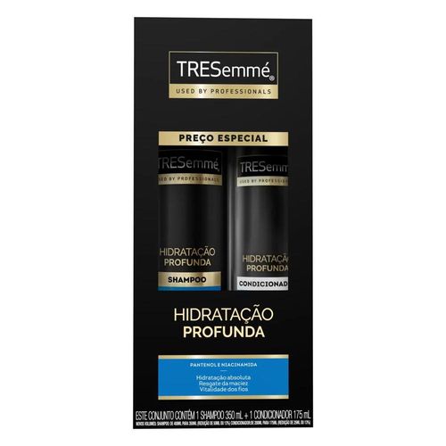 Kit Tresemmé Hidratação Profunda com Shampoo 350ml + Condicionador 175ml