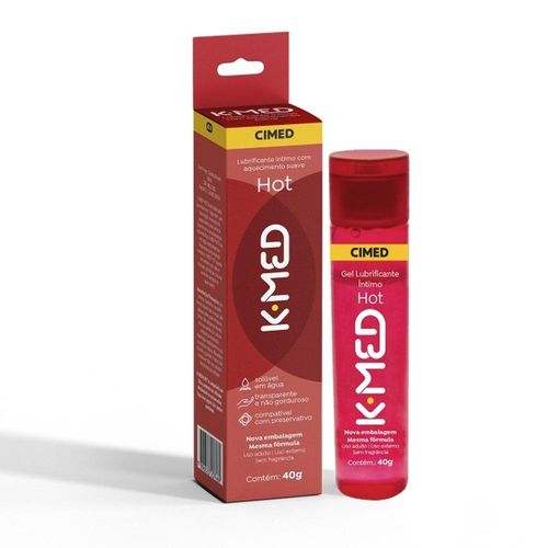 Lubrificante K-Med Hot Fire Gel 40g