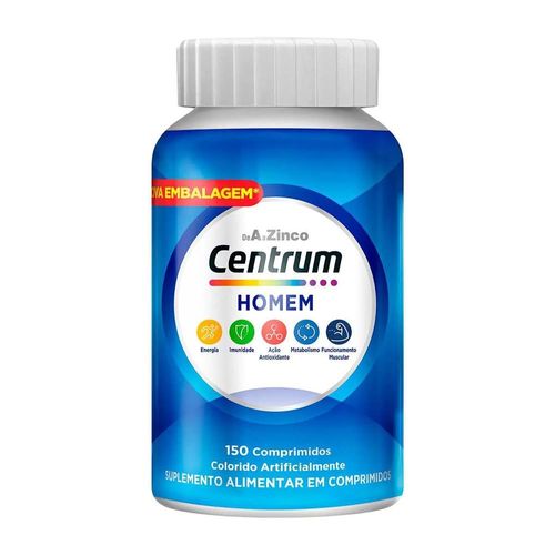 Centrum Essentials Homem de A a Zinco com 30 Comprimidos