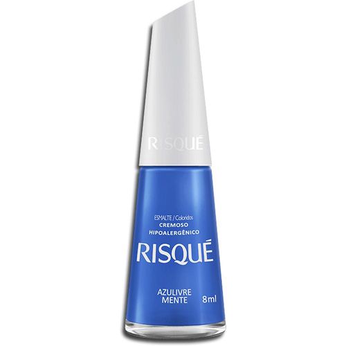 Esmalte Risqué Cremoso Azulivre Mente 8ml