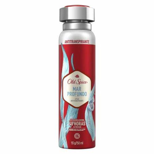 Desodorante Masculino Old Spice Spray Mar Profundo 150ml
