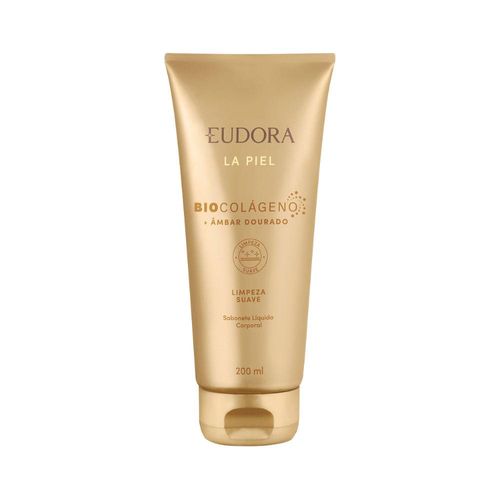 Eudora Sabonete Líquido Corporal Iluminador La Piel Ambar Dourado 200ml