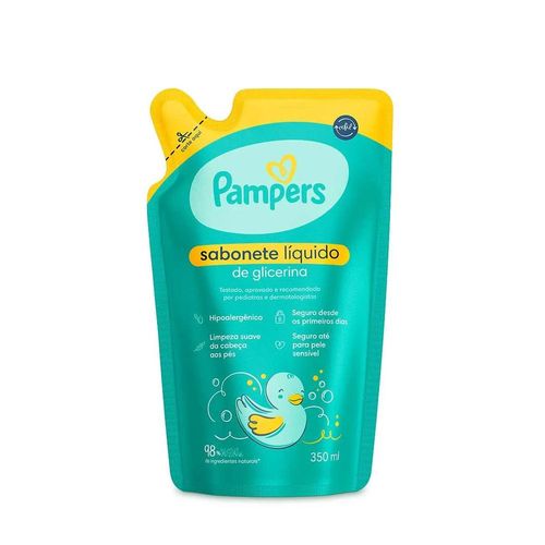 Sabonete Líquido Pampers Glicerina Refil 350ml