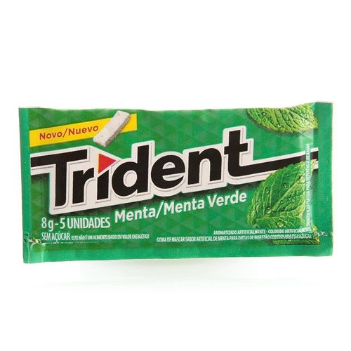 Goma de Mascar Trident Menta Verde 8g