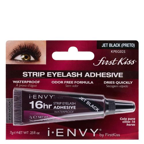Cola para Cílios Postiços 16Hr Strip Eyelash Adhesive Waterproof First Kiss 7g