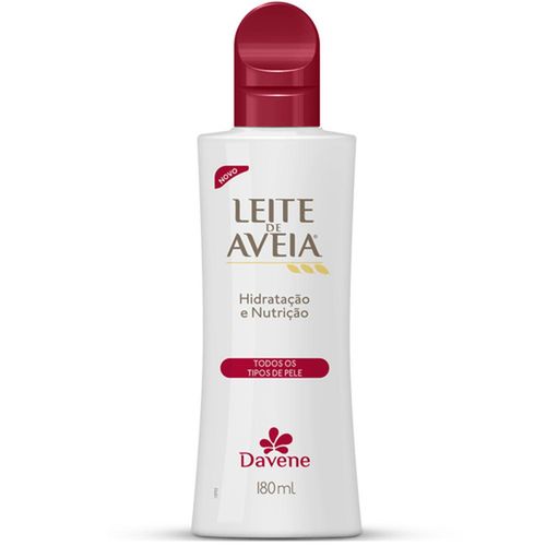 Loção Hidratante Davene Leite de Aveia Hidratação e Nutrição 180ml