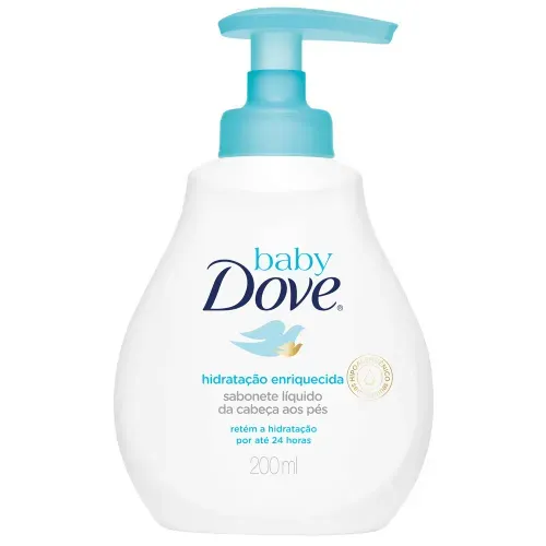 Dove Baby Sabonete Líquido Hidratação Enriquecida 200ml