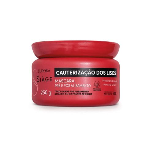 Máscara Capilar Siàge Cauterização dos Lisos 250g