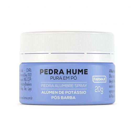 Pedra Hume Farmax em Pó 20g