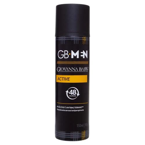 Desodorante Giovanna Baby GB Men Aerosol Masculino Active 150ml