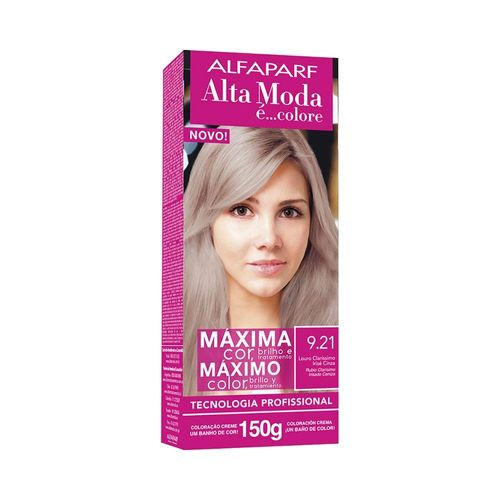 Coloração Alta Moda Cor Nº 9.21 Louro Claríssimo Alfaparf 150g