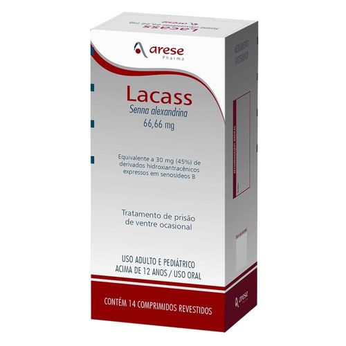 Lacass 66,66mg com 14 Comprimidos Revestidos