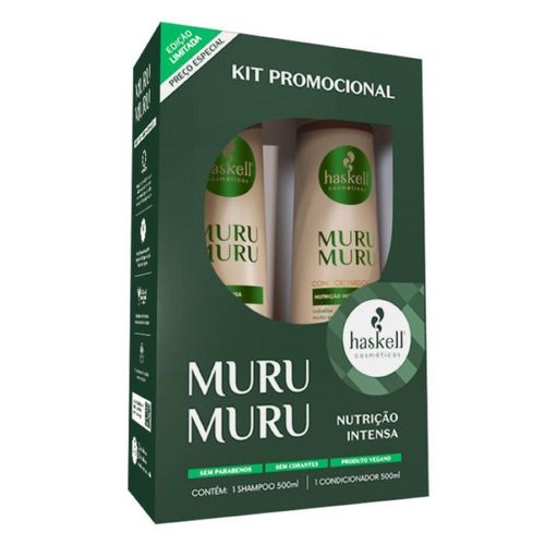 Kit Promocional Haskell Mumuru com Shampoo 500ml + Condicionador 500ml