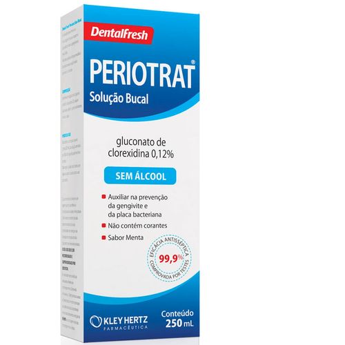 Solução Bucal Antisséptico Periotrat Sabor Menta 250ml