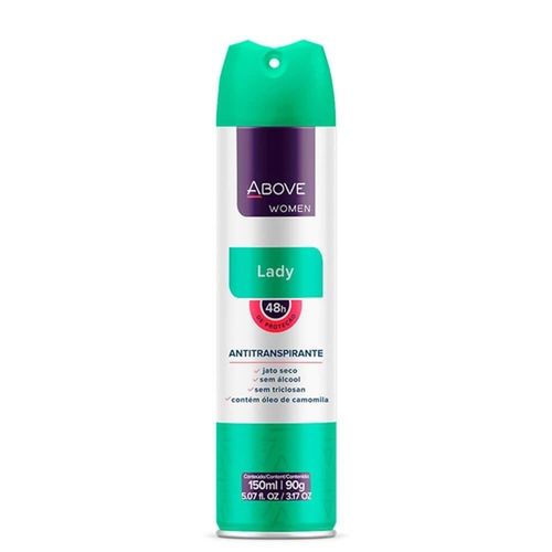 Desodorante Aerosol Above Lady Feminino 150ml