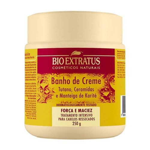 Máscara Capilar Bio Extratus Banho de Creme Tutano e Manteiga de Karité 250g