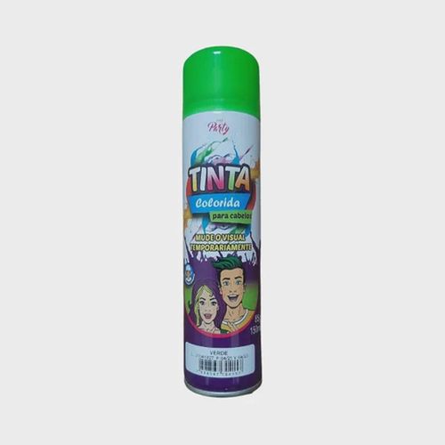 My Party Spray Capilar Tinta Colorida Verde 150ml