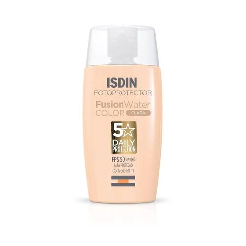 Fotoprotetor Isdin Fusion Water Color Cor Clara FPS 50 50ml