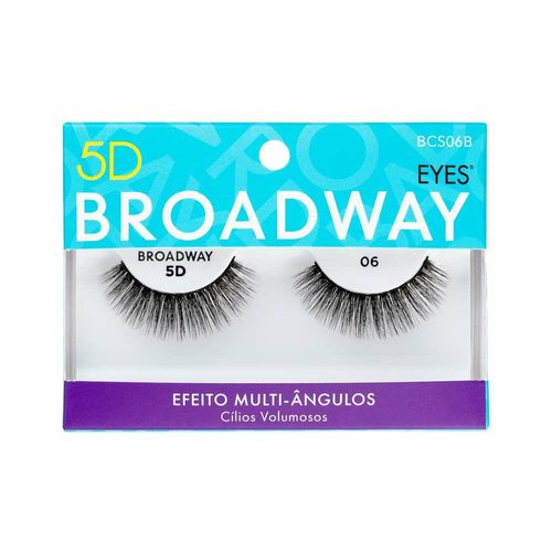 Cílios Postiços Kiss New York Broadway 5D Eyes 1 Par