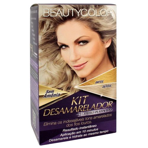Kit Desamarelador Efeito Platinado Beautycolor com 1 Unidade