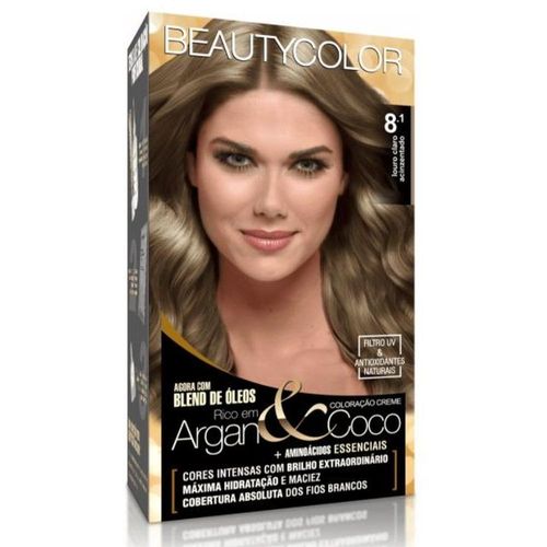 Coloração Beautycolor Nº 8.1 Louro Claro Acinzentado com 1 Unidade