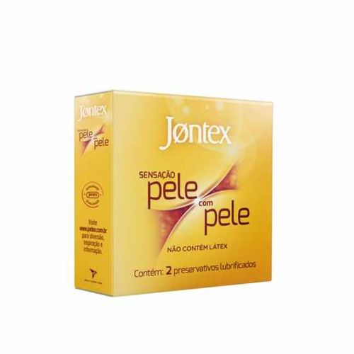 Preservativo Jontex Sensação Pele com Pele com 2 Unidades