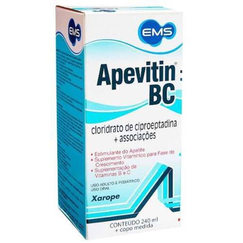 Apevitin Bc 4mg com Doseador Xarope Frasco 240ml