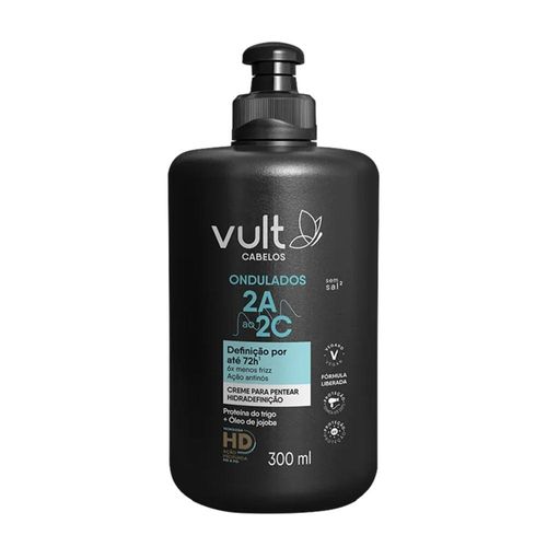 Creme para Pentear Vult Cabelos Ondulados 2A ao 2C 300ml