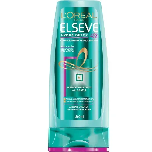 Condicionador Elseve L'Oréal Hydra Detox 48h com 200ml