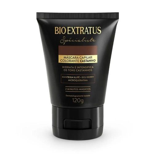 Máscara Capilar Spécialiste Bio Extratus Colorante Castanho 120g