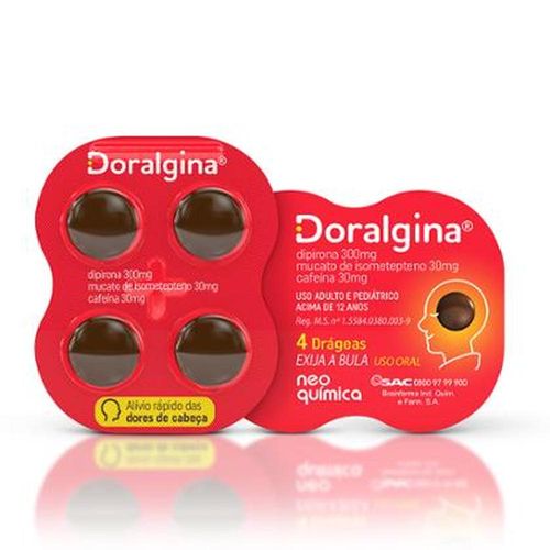 Doralgina com 4 Drágeas