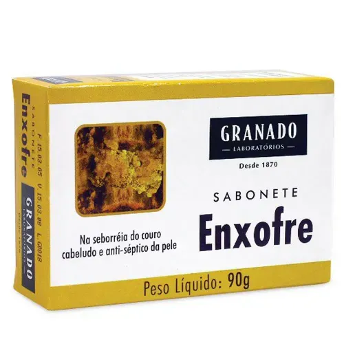 Sabonete Sulfuroso Enxofre 10% Granado 90g
