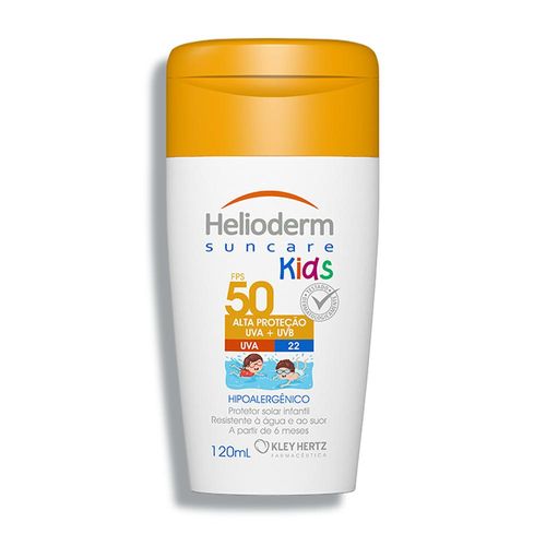 Protetor Solar Corporal Helioderm Suncare Kids FPS 50 120ml