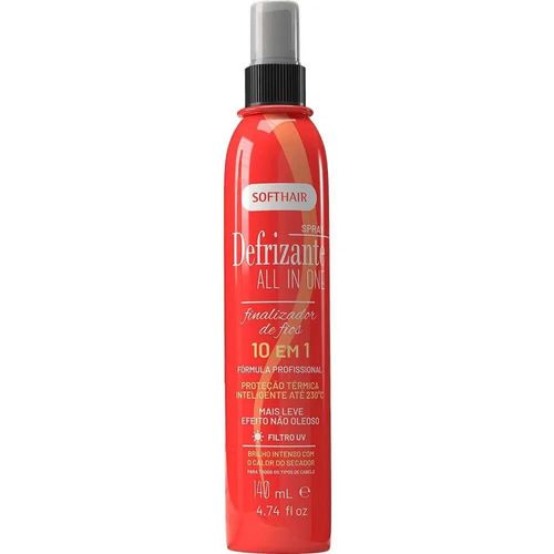 Finalizador Defrizante Soft Hair All In One 10 Benefícios Spray 140ml