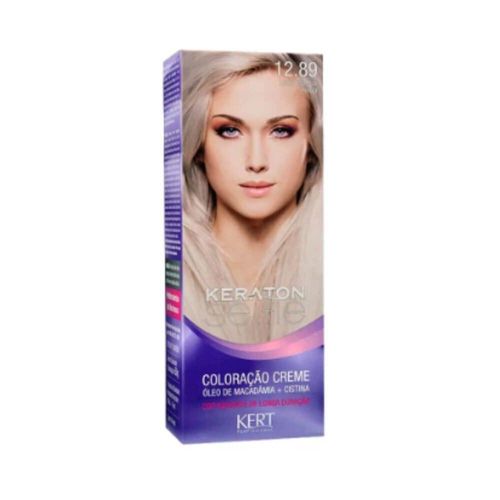 Coloração Selfie Cor Nº 12.89 Louro Especial Pérola Keraton com 1 Unidade