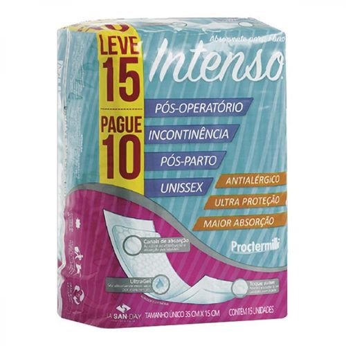 Absorventes Pós-Parto Proctermilk Pague 10 e Leve 15 Unidades